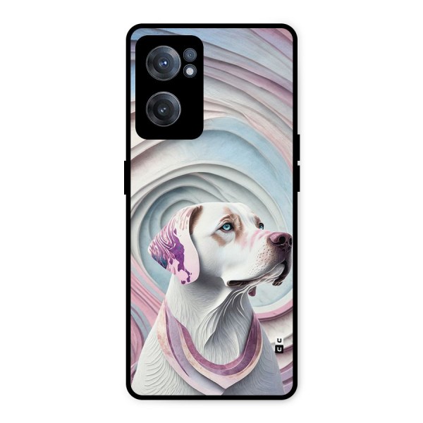 Eye Dog illustration Metal Back Case for OnePlus Nord CE 2 5G